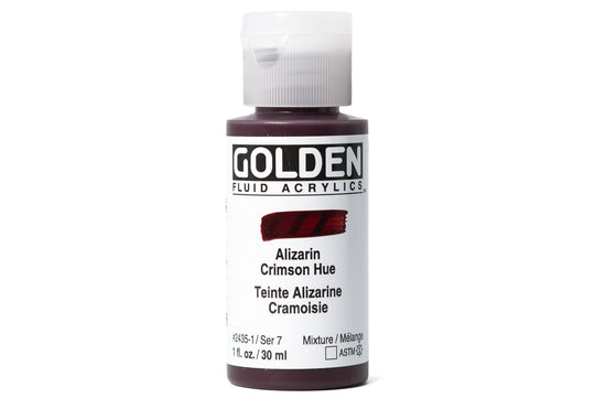 Golden Historical Fluid Acrylic Alizarin Crimson Hue 1 oz.